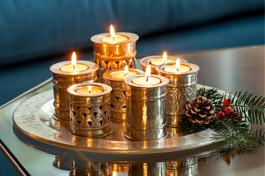 Wohnwelten Kerzentablett Marrakesch